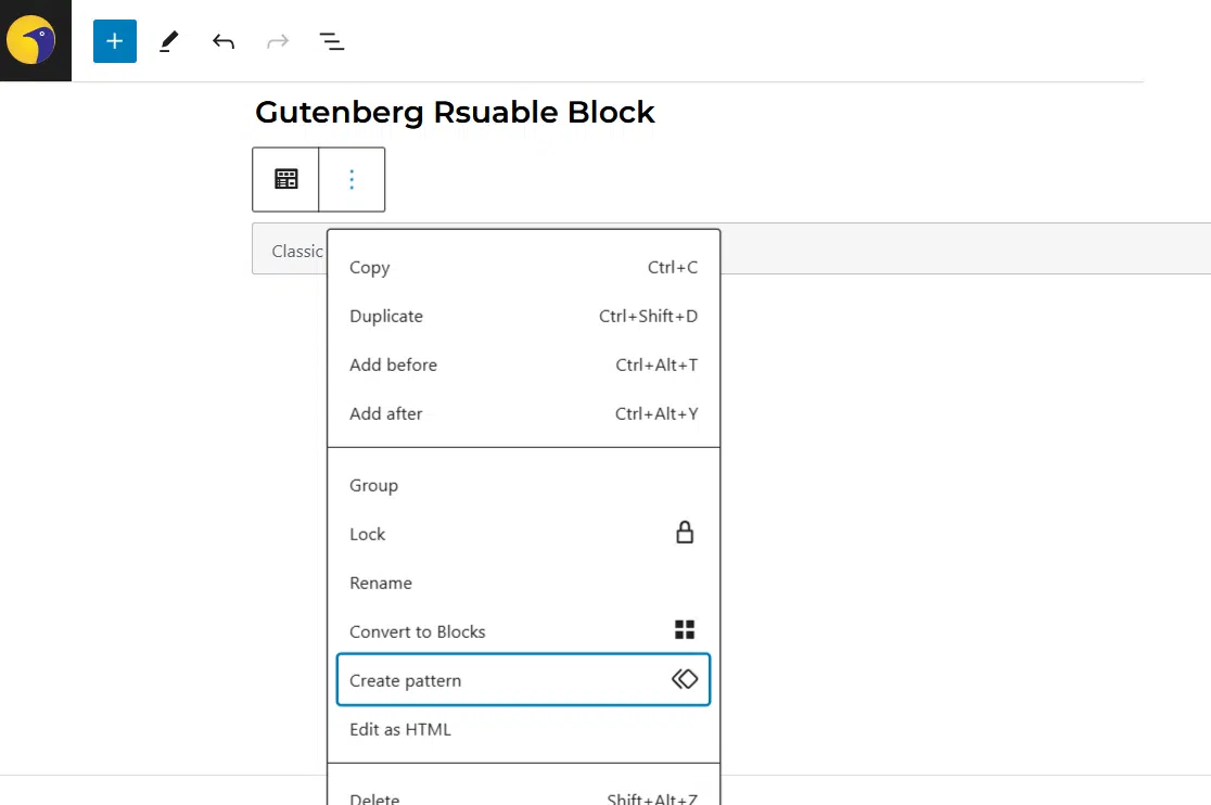 Adding Style and Formatting in Gutenberg Reusable Blocks