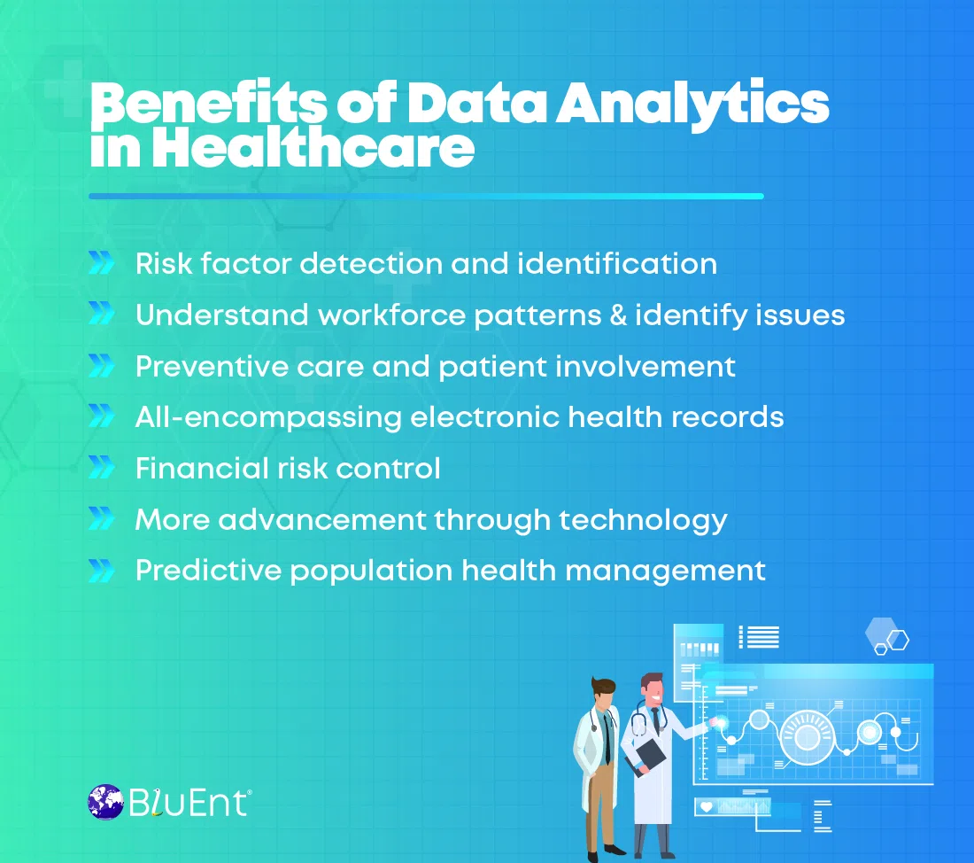 Benefits of data analytics in healthcare